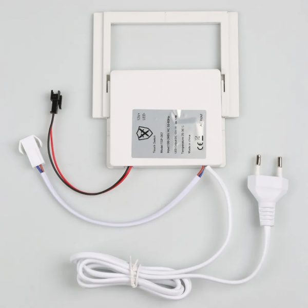 Quality Hot sales AC 100-240V DC12V Led Mirror Touch Switch Smart Mirror Touch Sensor Dimmable Light Switch Manufacturer - 图片 4